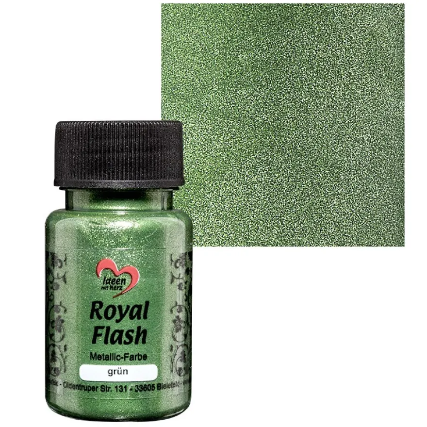 Metallic-Farbe "Royal Flash", grün, 50ml