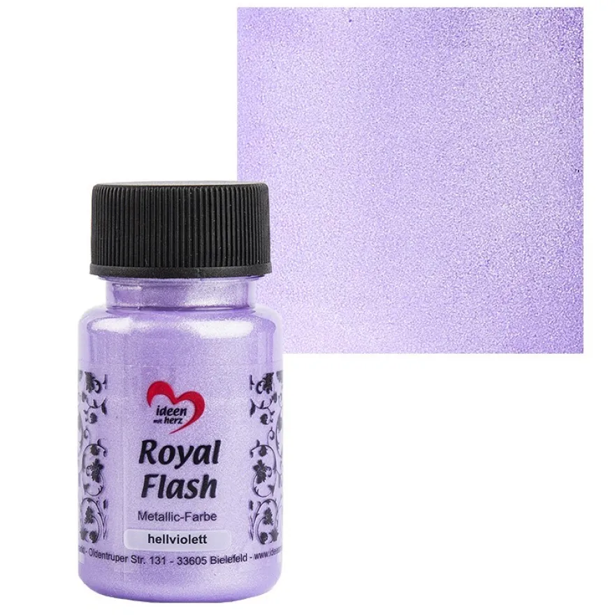 Metallic-Farbe "Royal Flash", hellviolett, 50ml