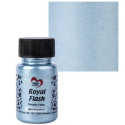 Metallic-Farbe "Royal Flash", pastell-petrol, 50ml