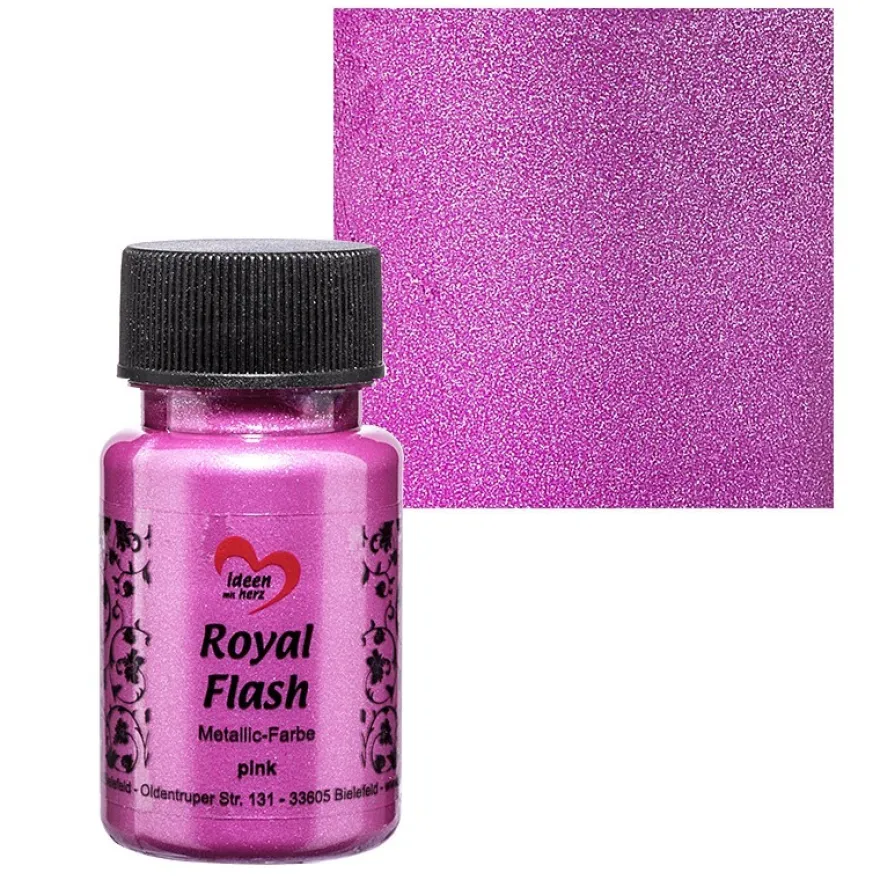 Metallic-Farbe "Royal Flash", pink, 50ml