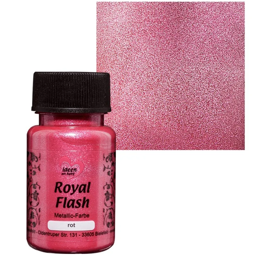 Metallic-Farbe "Royal Flash", rot, 50ml