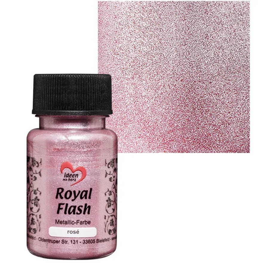 Metallic-Farbe "Royal Flash", rosé, 50ml