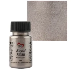 Metallic-Farbe "Royal Flash", zink/taupe, 50ml