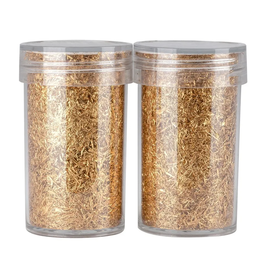 Metallic-Flakes, 2 Dosen mit je 3g, kupfer