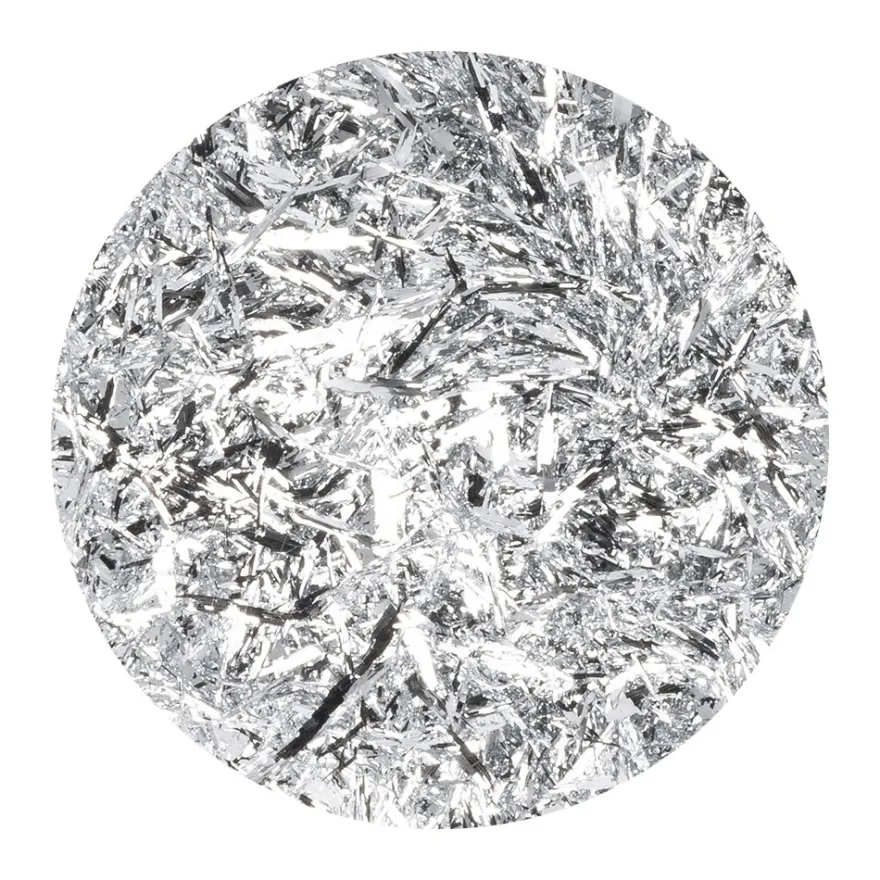 Metallic-Flakes, 2 Dosen mit je 3g, silber