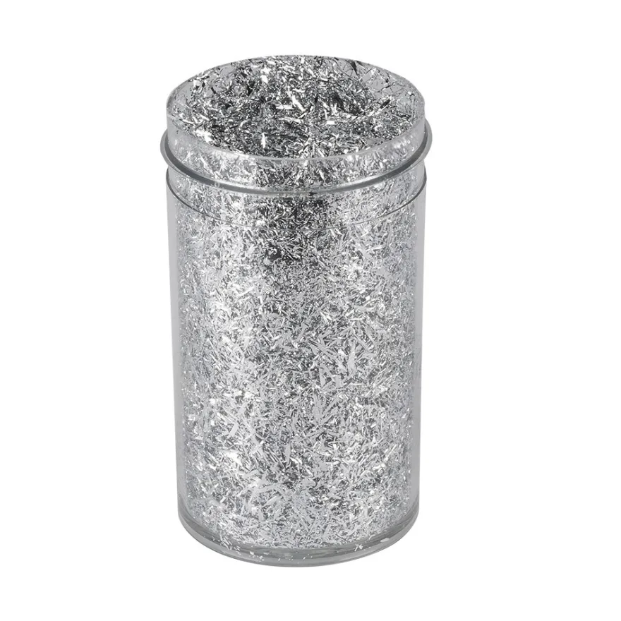 Metallic-Flakes, 2 Dosen mit je 3g, silber