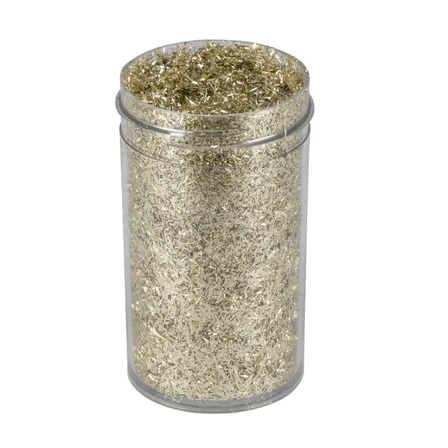 Metallic-Flakes, 2 Dosen mit je 3g, gold