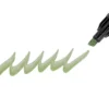 Metallic-Marker mit Keilspitze, brillante Farben mit metallischem Schimmer, 12 Stück