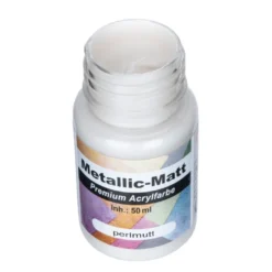 Metallic-Matt, Premium Acrylfarbe, perlmutt, 50ml