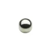 Metallic-Perlen, Ø6 mm, 100 Stück, antik-olive