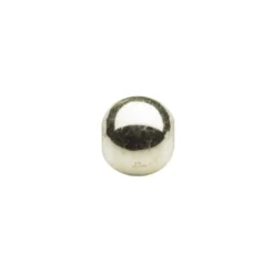 Metallic-Perlen, Ø6 mm, 100 Stück, hellgold