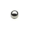 Metallic-Perlen, Ø6 mm, 100 Stück, mocca