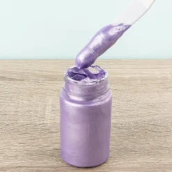 Metallic Relief, Schablonier-Creme, flieder, 90ml