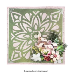 Metallic Relief, Schablonier-Creme, pastellrosa, 90ml
