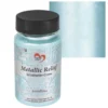 Metallic Relief, Schablonier-Creme, pastellblau, 90ml
