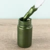 Metallic Relief, Schablonier-Creme, grün, 90ml