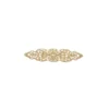 Metall-Ornamente, Design 22, 4,5cm x 2,3cm, hellgold, 15 Stück