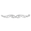Metall-Ornamente, Design 32, 9,8cm x 2,4cm, silber, 10 Stück