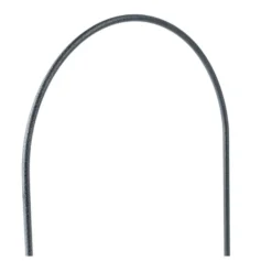 Metallringe, Bogen,19,5cm x 13cm, 3mm stark, schwarz, 3 Stück