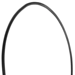 Metallringe, Eiform, 25cm x 20cm, 3mm stark, schwarz, 3 Stück