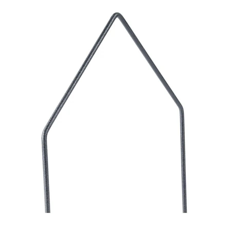 Metallringe, Haus, 20cm x 13,3cm, 3mm stark, schwarz, 3 Stück