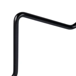 Metallringe in Sternform, 3mm stark, 15cm x 13,2cm, schwarz, 2 Stück