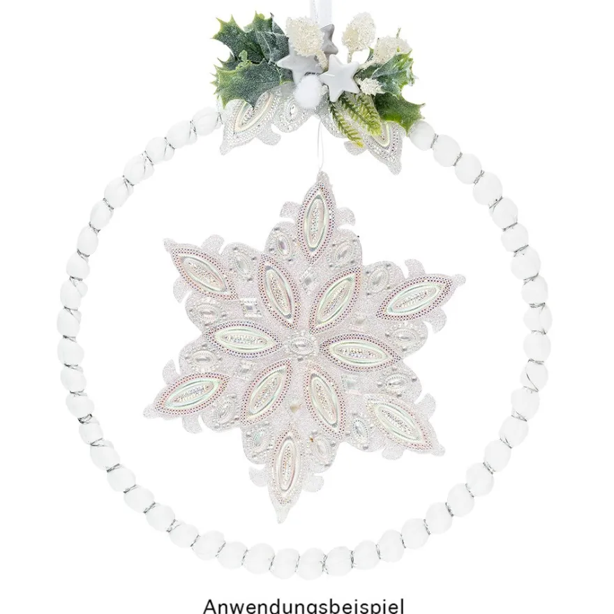 Metallringe, 3mm stark, Ø 20cm, silber, 3 Stück