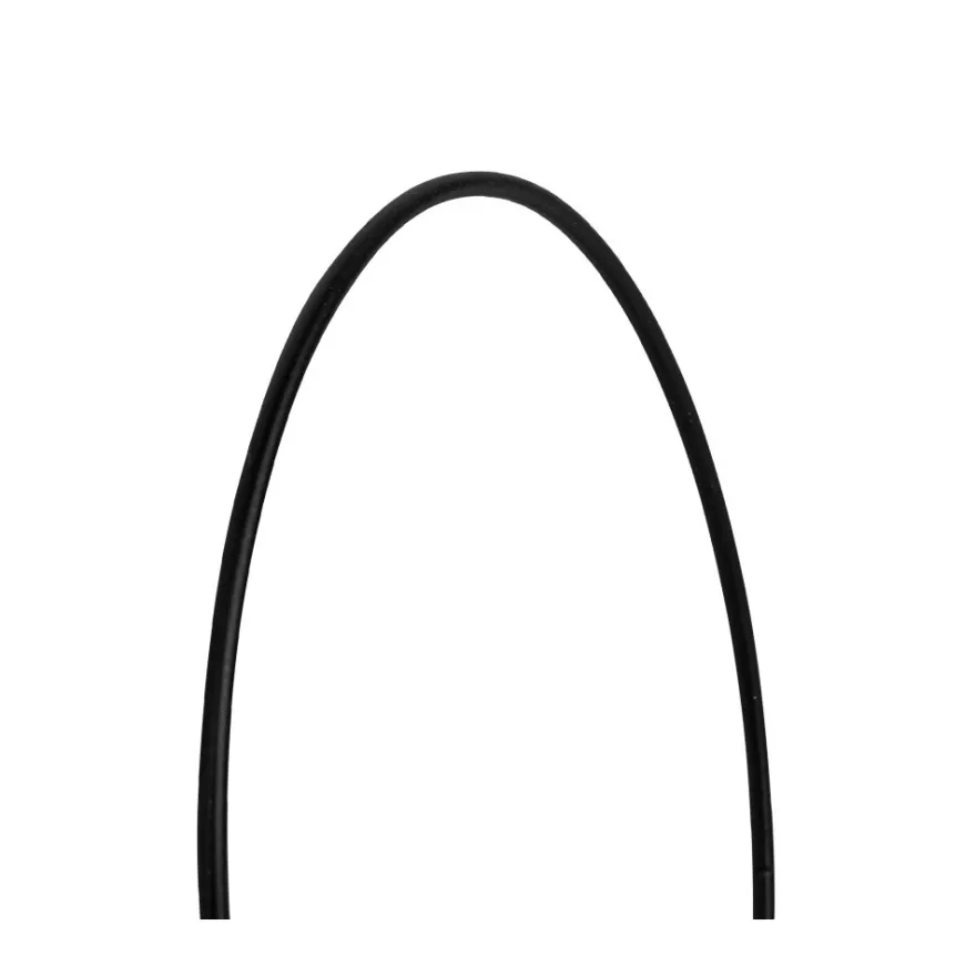 Metallringe, 4 versch. Größen, Ø 10cm, Ø 15cm, Ø 20cm, Ø 25cm, 3mm stark, schwarz, 4 Stück