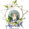Metall-Sonne zum Stellen mit Podest, 22 cm hoch