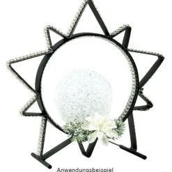 Metall-Sonne zum Stellen mit Podest, 22 cm hoch