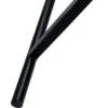 Metall-Tisch, Design 2, Ø53cm, 38cm hoch, schwarz