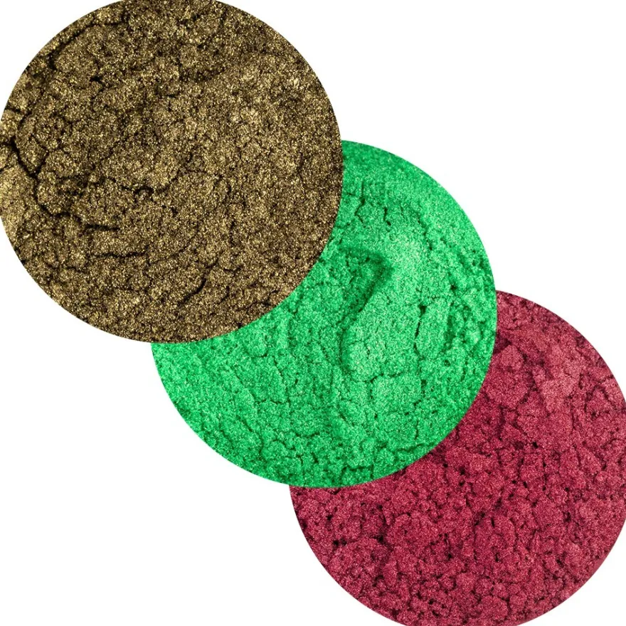 Mica-Pulver, Pigmente mit Perlmutt-Effekt, je 10g, 25 Stück