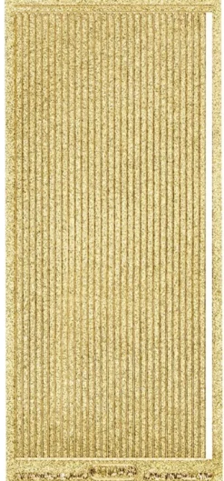 Microglitter-Sticker, Linien, 3,5mm, gold