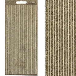 Microglitter-Sticker, Linien, 2mm, gold