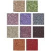 Microglitter-Sticker, Linien, warme Farben, 2mm breit, 21cm lang, 10 Bogen