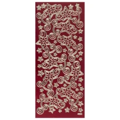 Microglitter-Sticker, Sterne, verschiedenen Designs & Farben, 12 Bogen