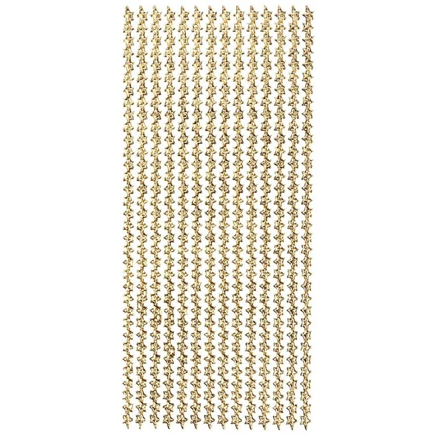 Microglitter-Sticker, Sternen-Bordüre, gold