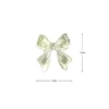 Miniatur-Schmuckstein-Schleifen, transparent, 0,9cm x 1cm x 0,2cm, waldgrün, 100 Stück
