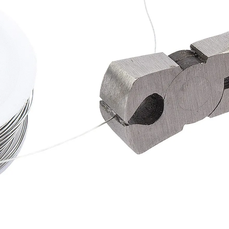 Mini-Beißzange, 11,2cm lang, Schneidefläche: 1,2cm, verchromt