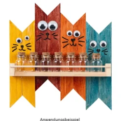 Mini-Reagenzgläser mit Korken, Ø 2,1cm, 3cm hoch, 12 Stück