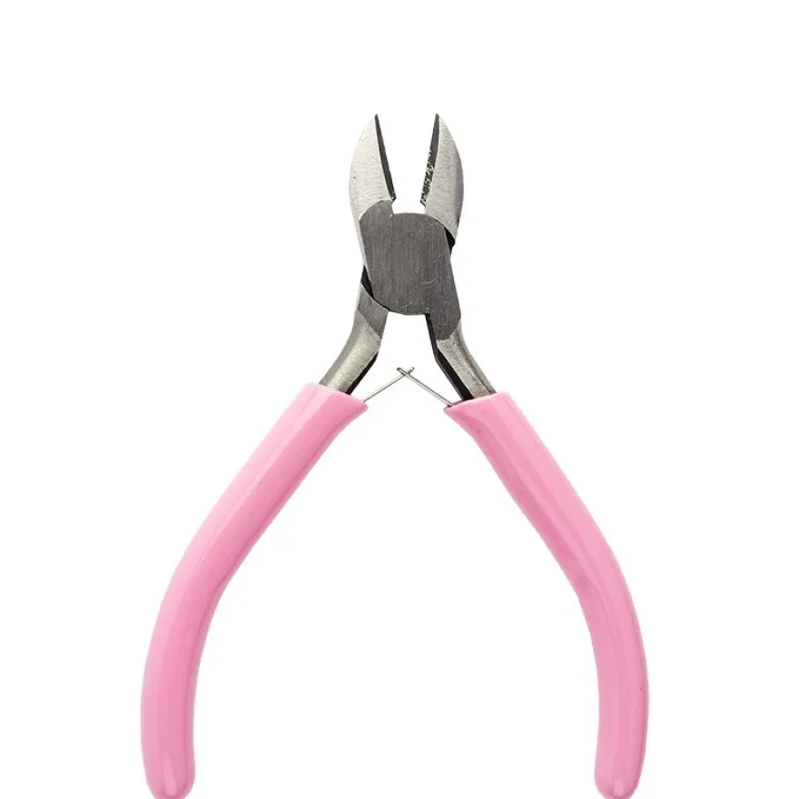 Mini-Seitenschneider mit doppelter Feder, verchromt