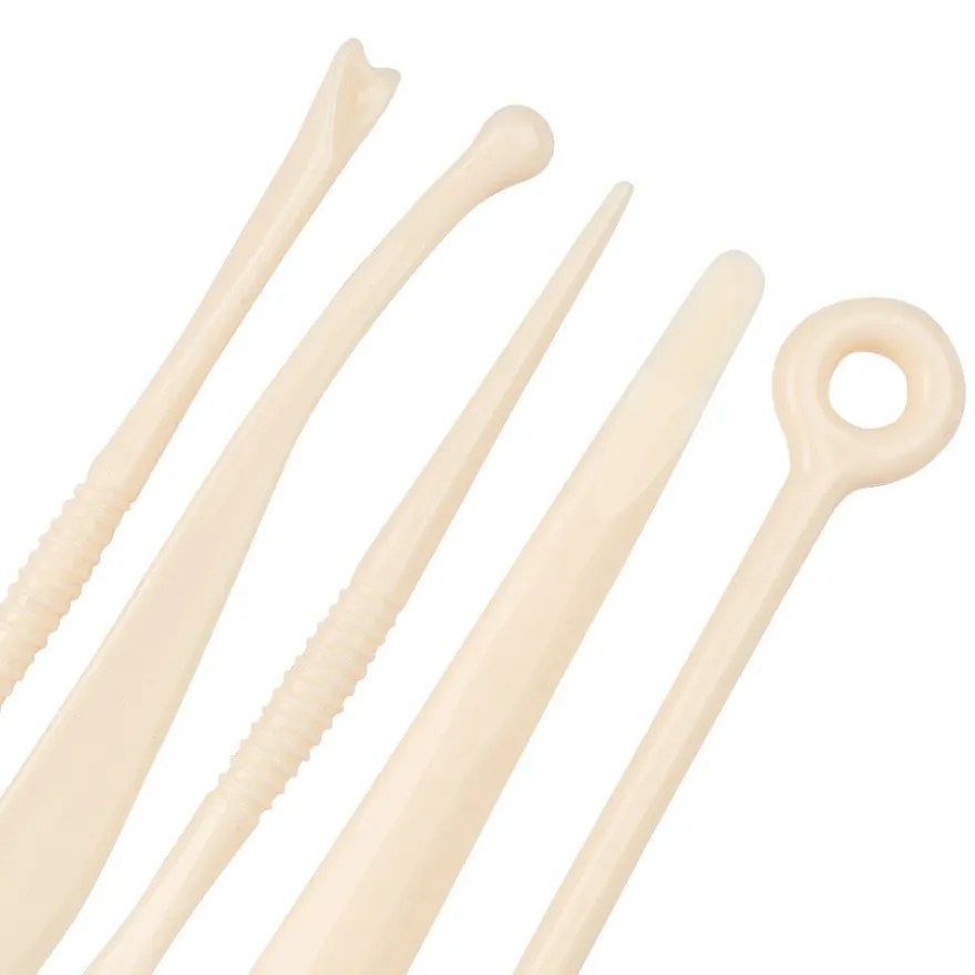 Modellierwerkzeuge, verschiedene Formen, 13cm lang, 5 Stück