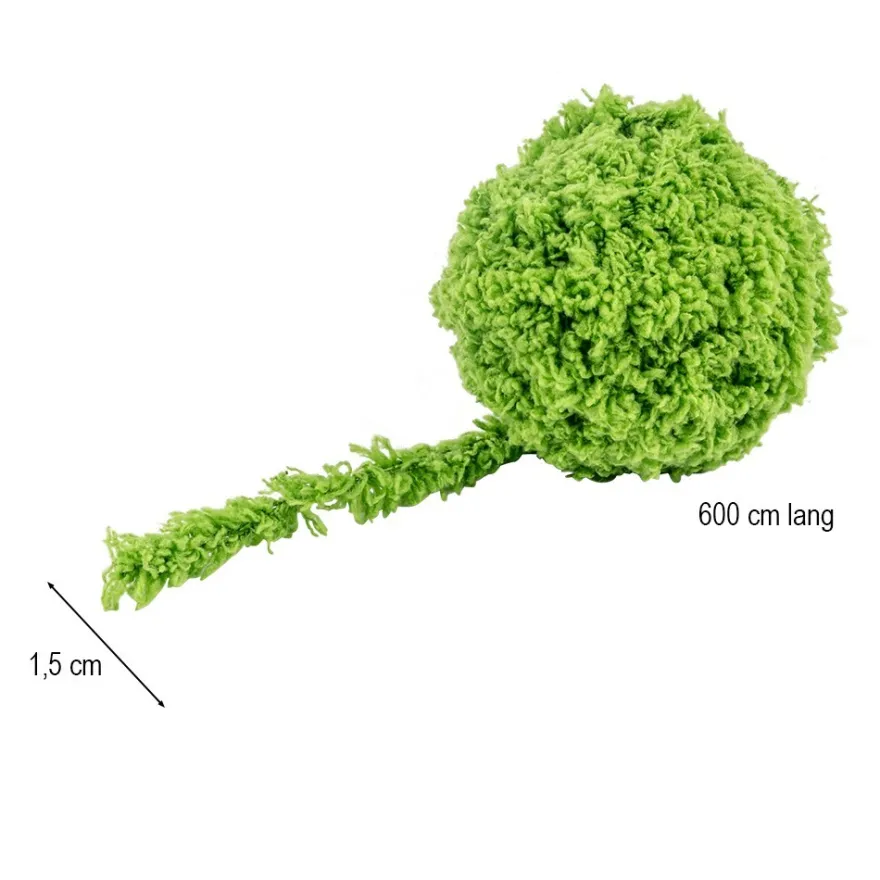 Moosband, 1,5cm breit, 6m lang, grün