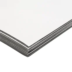 Moosgummi, beidseitig klebend, DIN A4, 2mm, schwarz, 10 Bogen
