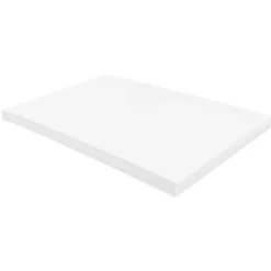Moosgummi, beidseitig klebend, DIN A4, 2mm, weiß, 10 Bogen