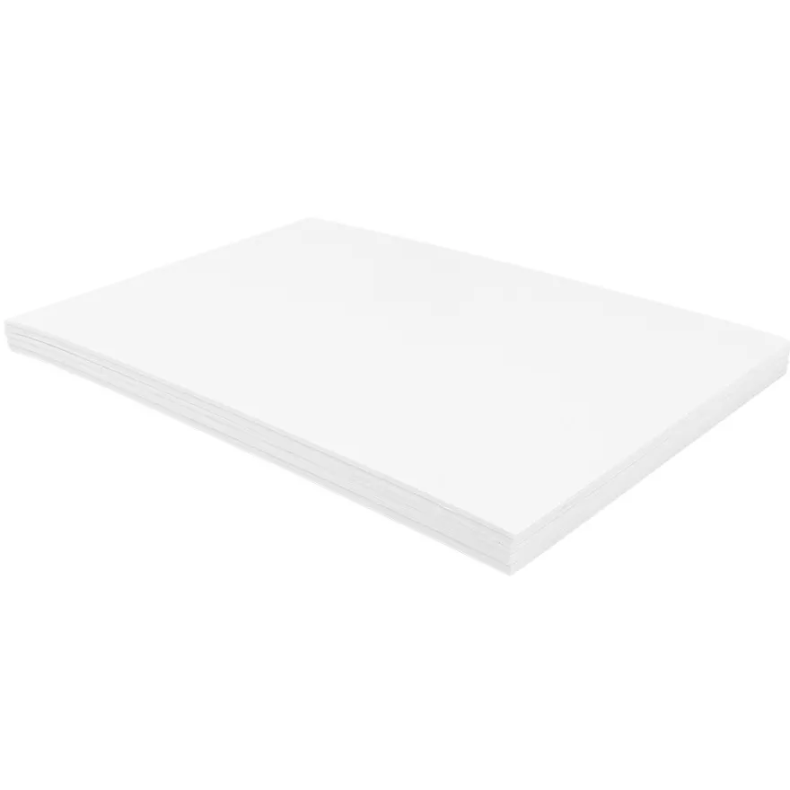 Moosgummi, beidseitig klebend, DIN A4, 2mm, weiß, 10 Bogen