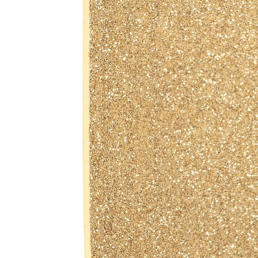 Moosgummi, Glitzer 1, DIN A4, 2mm stark, gold, 10 Bogen