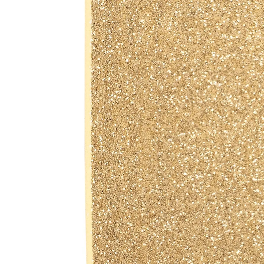 Moosgummi, selbstklebend, Glitzer 1, DIN A4, 2mm, gold, 10 Bogen