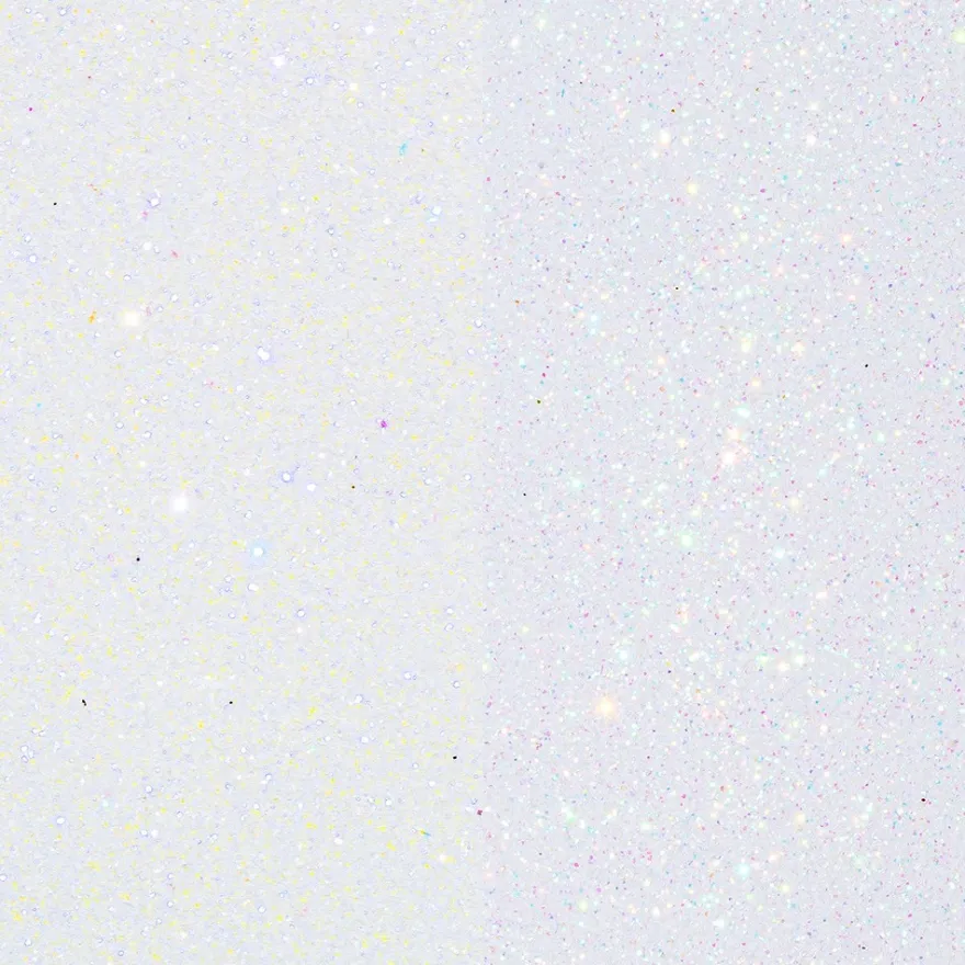 Moosgummi, selbstklebend, Glitzer 9, DIN A4, 2mm, weiß-iris. & weiß-lila-iris., 10 Bogen