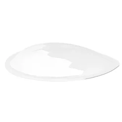 Motiv-Bolblister, Ei, Design 2, transparent mit weißem Eierschalendesign,10 Stück